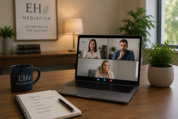 child access mediation Beaconsfield online meeting.